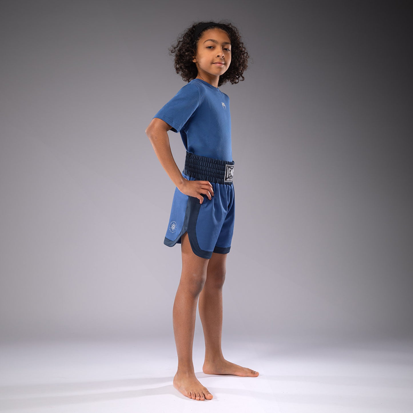 Venum Classic Short de boxeo para niños - Azul real