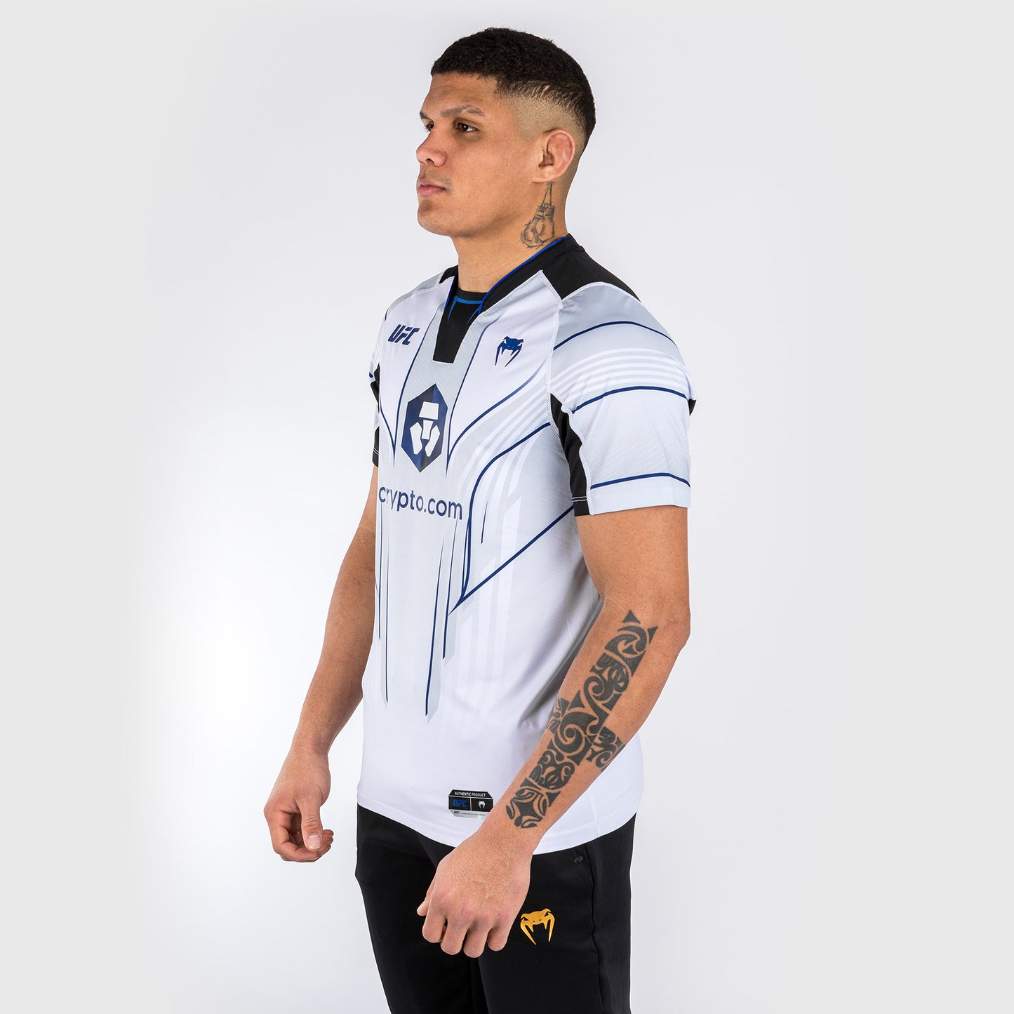 Camiseta UFC Venum personalizada Authentic Fight Night 2.0 para hombre - Midnight Edition - Ice