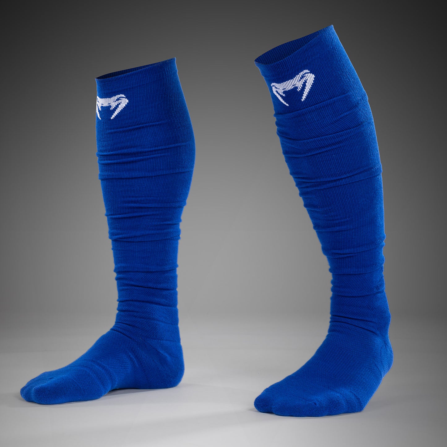 Venum Elite Performance Calcetines Largos - Azul Real/Blanco