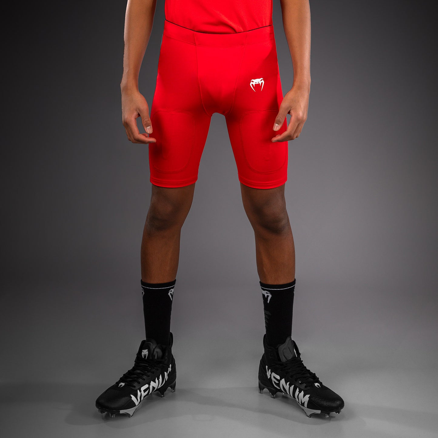 Venum Elite Football Short de Compresión Para Niños - Rojo