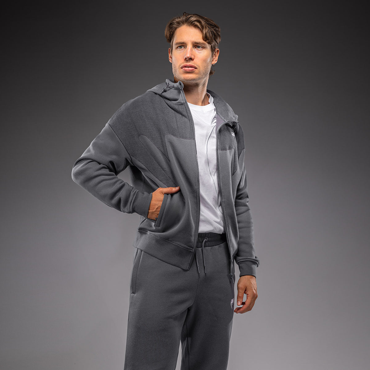 Venum Attack Fleece & Weave Chaqueta de chándal - Gris