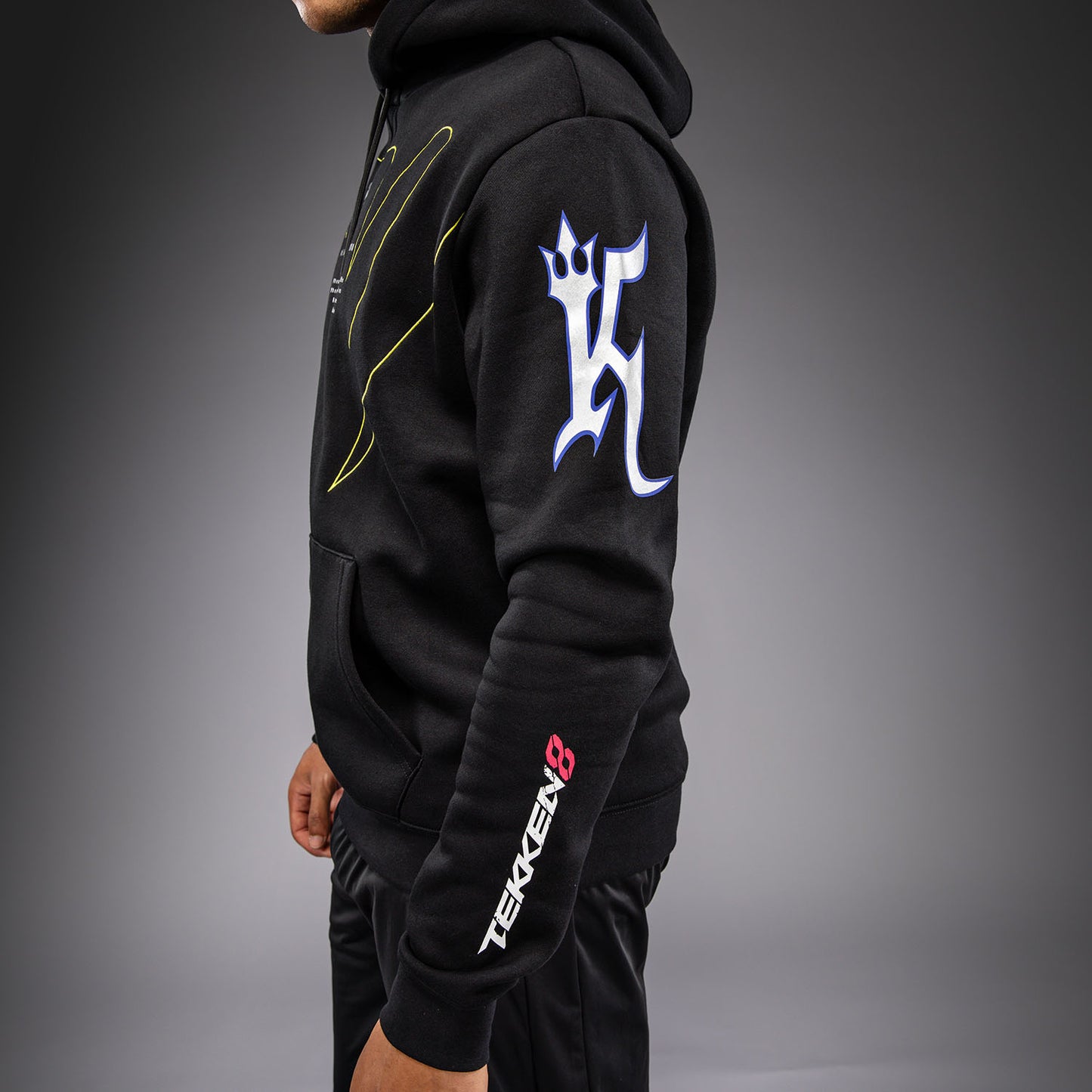 Venum x TEKKEN 8 Sudadera con Capucha King - Negro/Amarillo