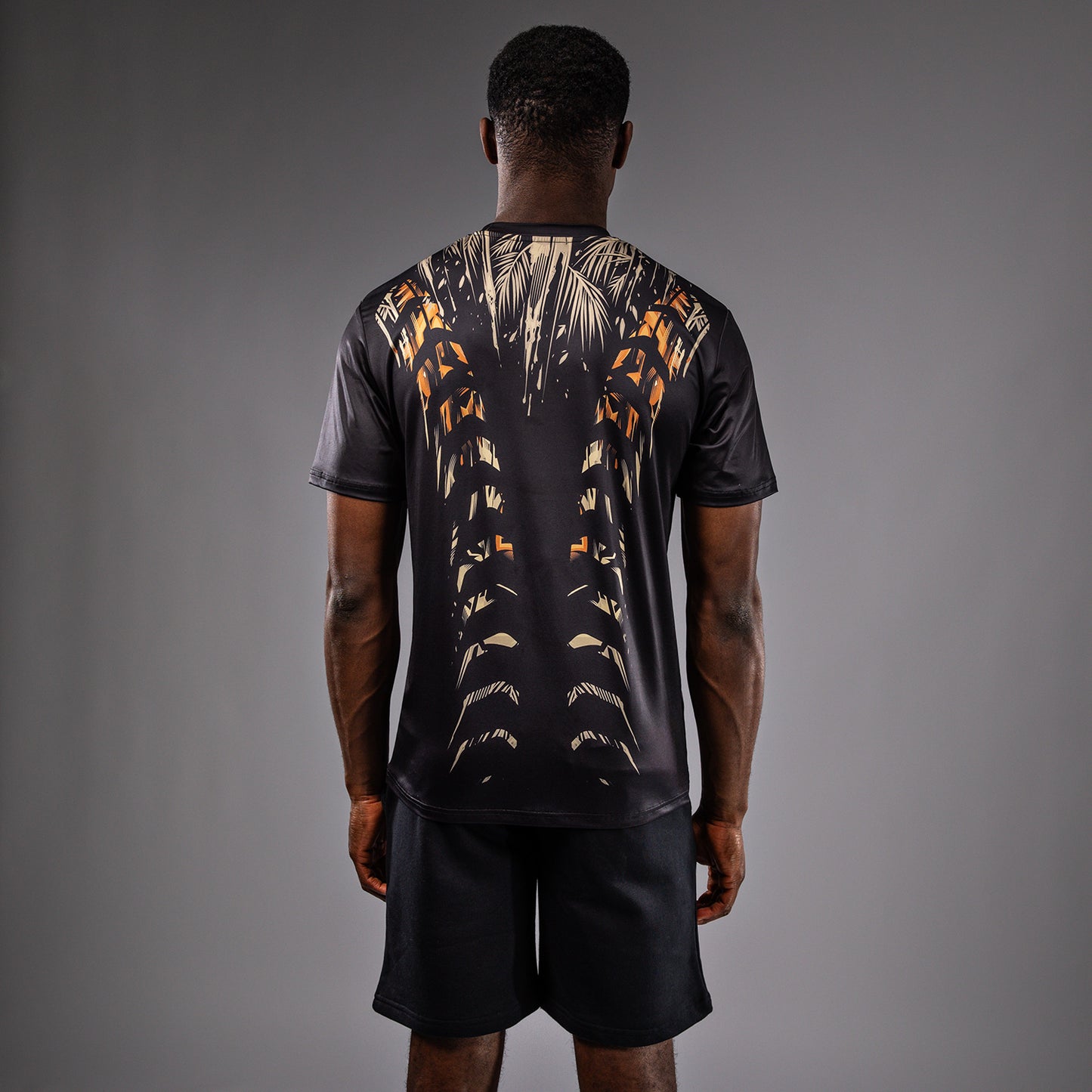 Venum Tiger Camiseta Dry Tech para Hombre - Negro/Naranja Neón