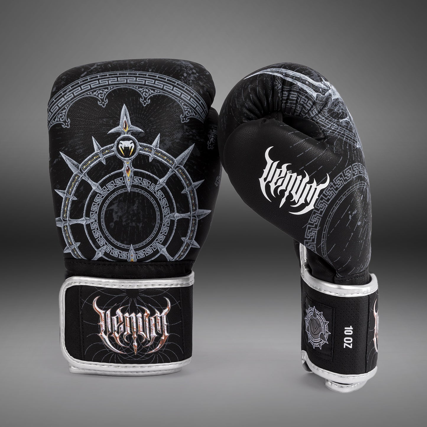 Venum Gladiator 5.0 Guantes De Boxeo - Negro/Plata