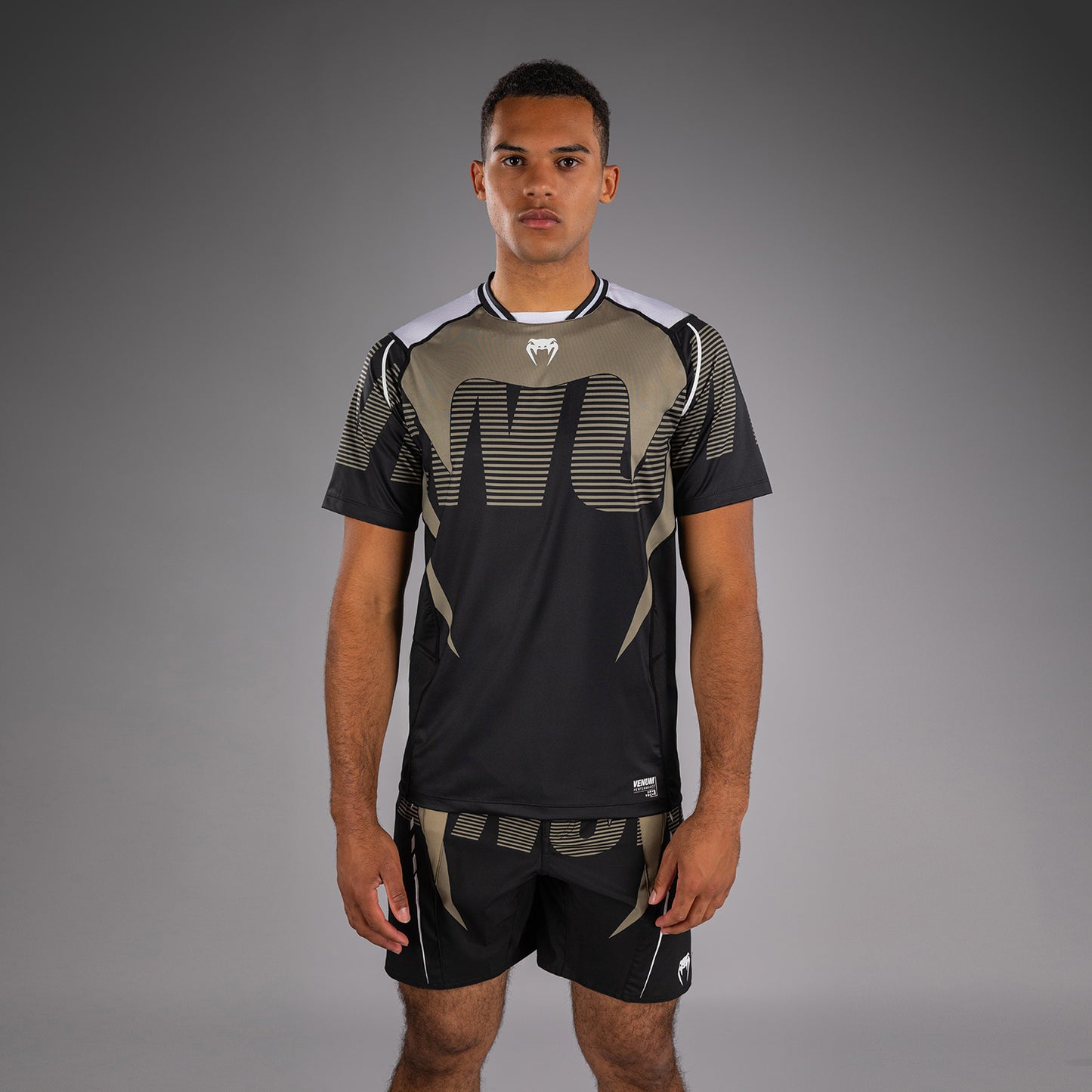 Venum Adrenaline Dry Tech Camiseta Técnica – Negro/Arena