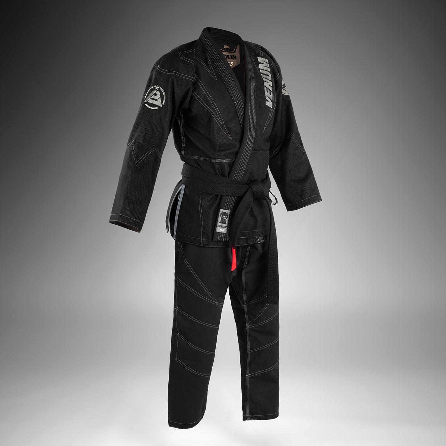 Venum x Polaris Gi BJJ - Negro/Gris Tormenta