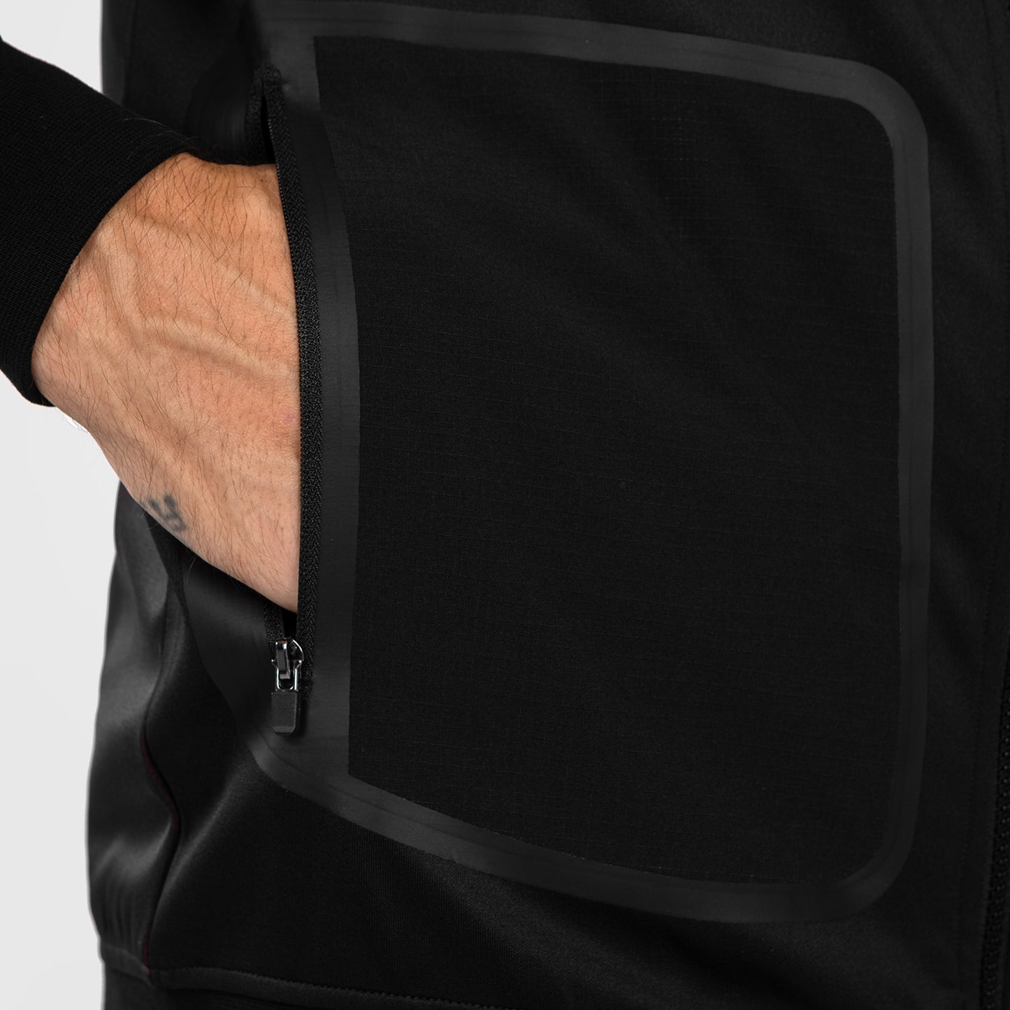 UFC Venum Performance Institute 2.0 Sudadera con cremallera para hombre - Negra/Roja