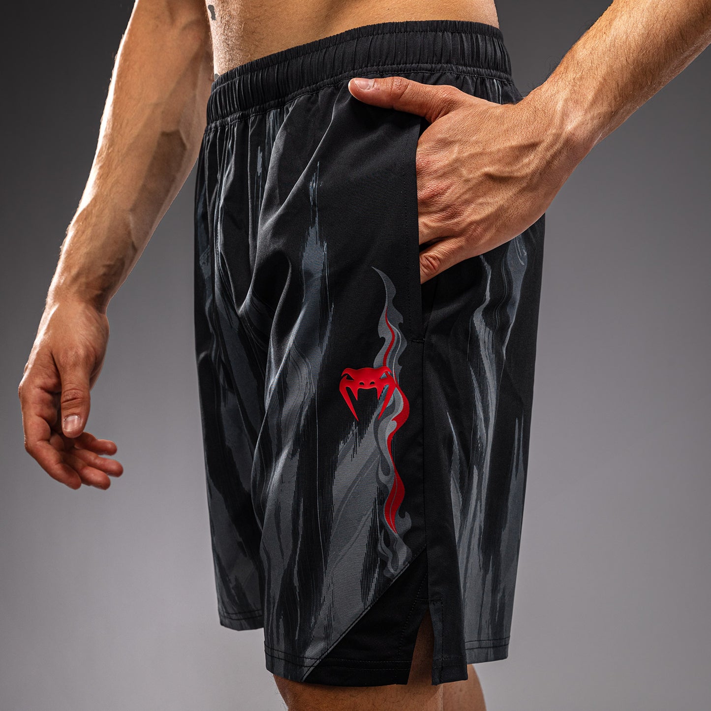 Venum Demon Short de Entrenamiento - Negro/Gris