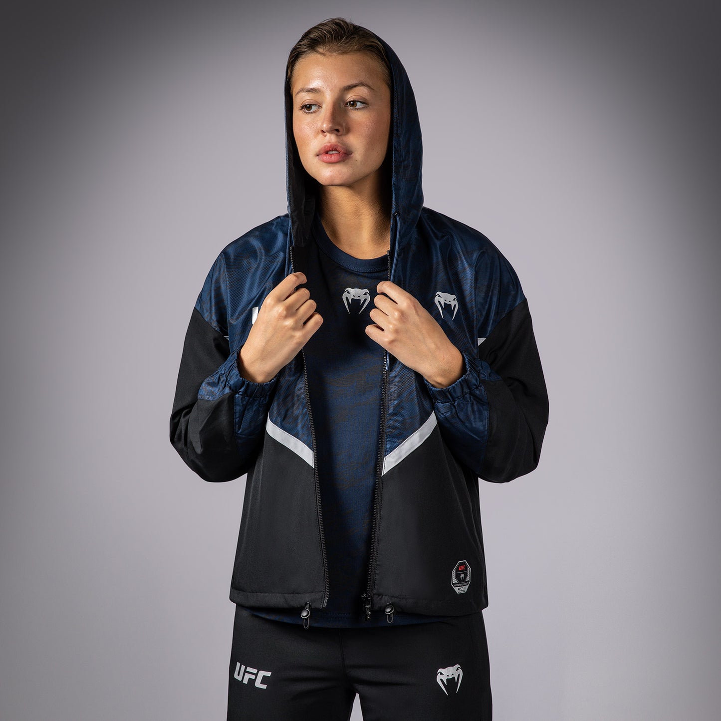 UFC Fusion by Venum Fight Week Sudadera con Cremallera para Mujer - Azul oceánico