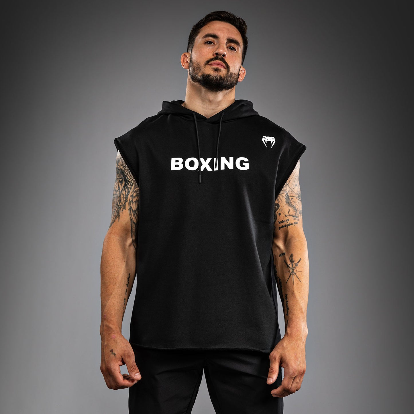 Venum Boxing VT Sudadera Sin Mangas - Negro/Blanco