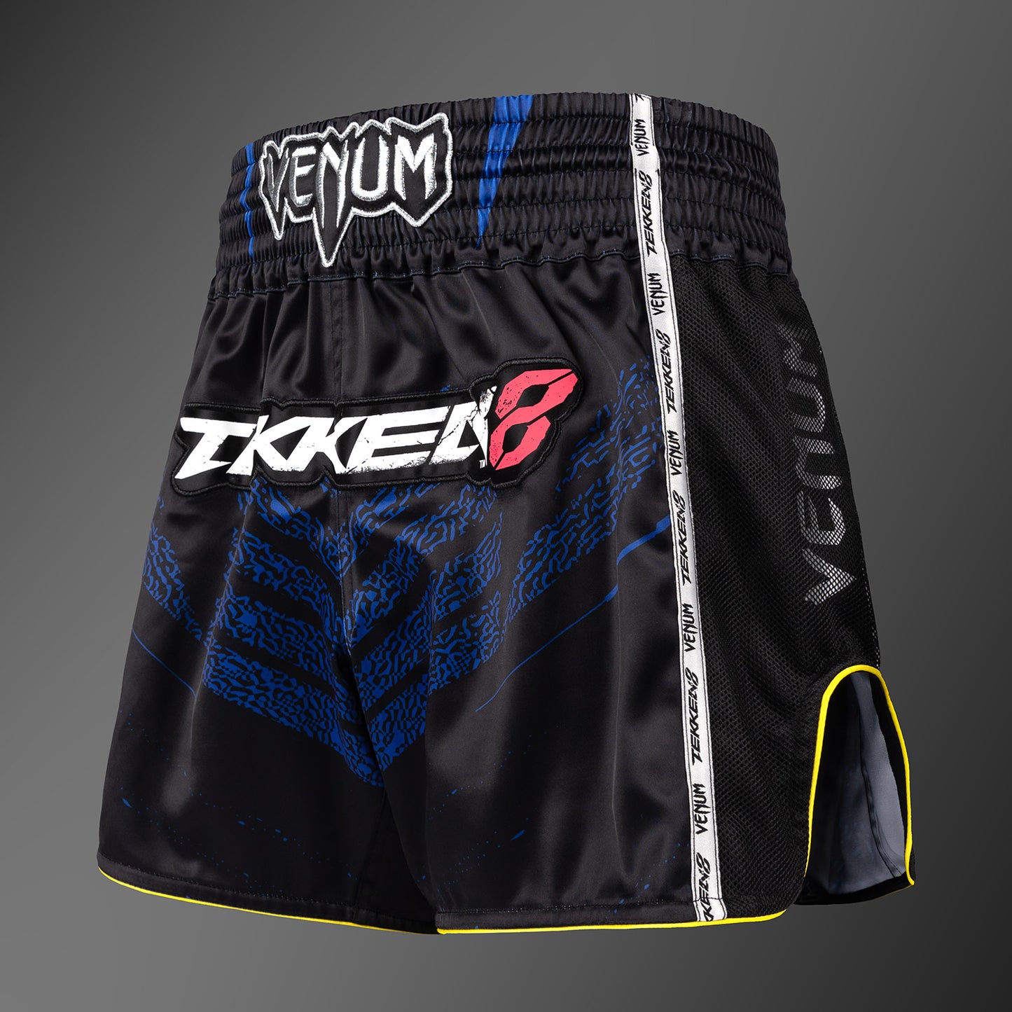 Venum x TEKKEN 8 Short de Muay Thai King - Negro/Amarillo
