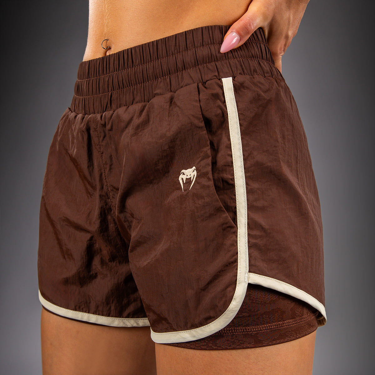 Venum Viper Pantalón corto de entrenamiento para mujer - Marrón