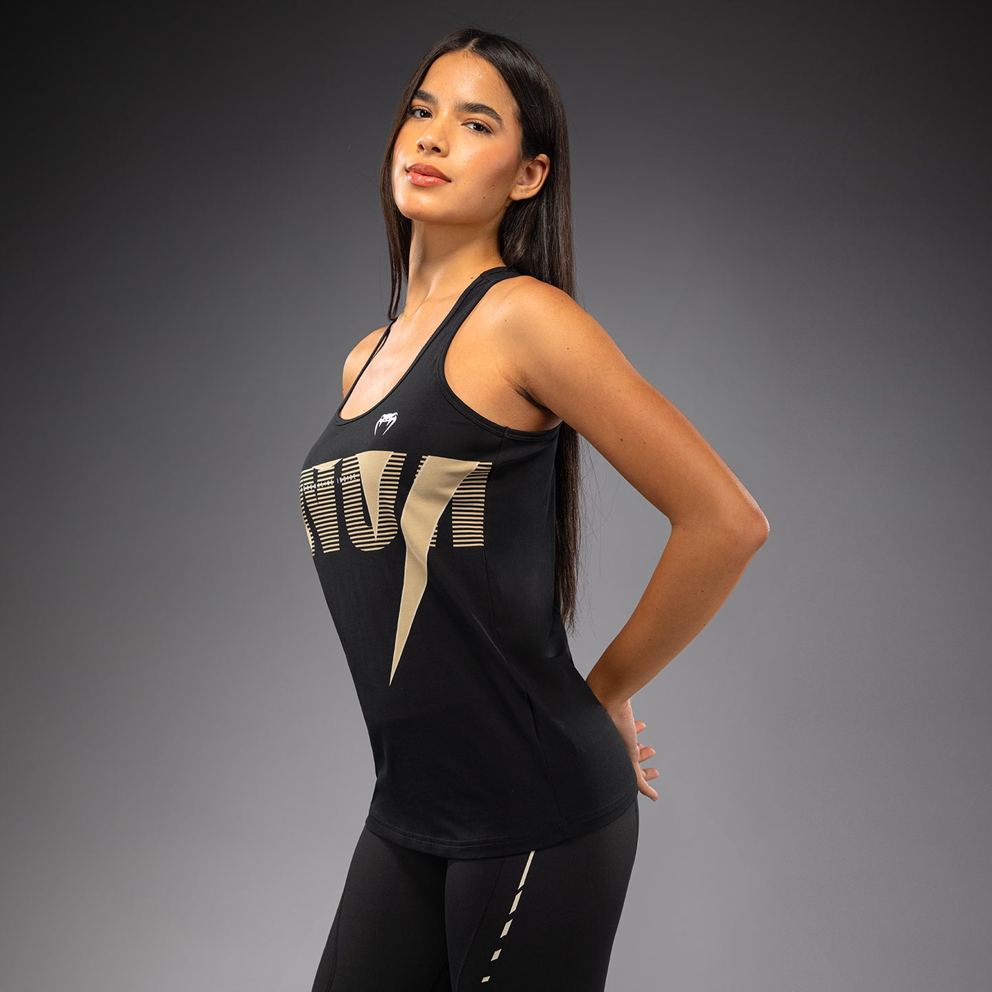 Venum Adrenaline Camiseta de Tirantes Mujer – Negro/Marfil