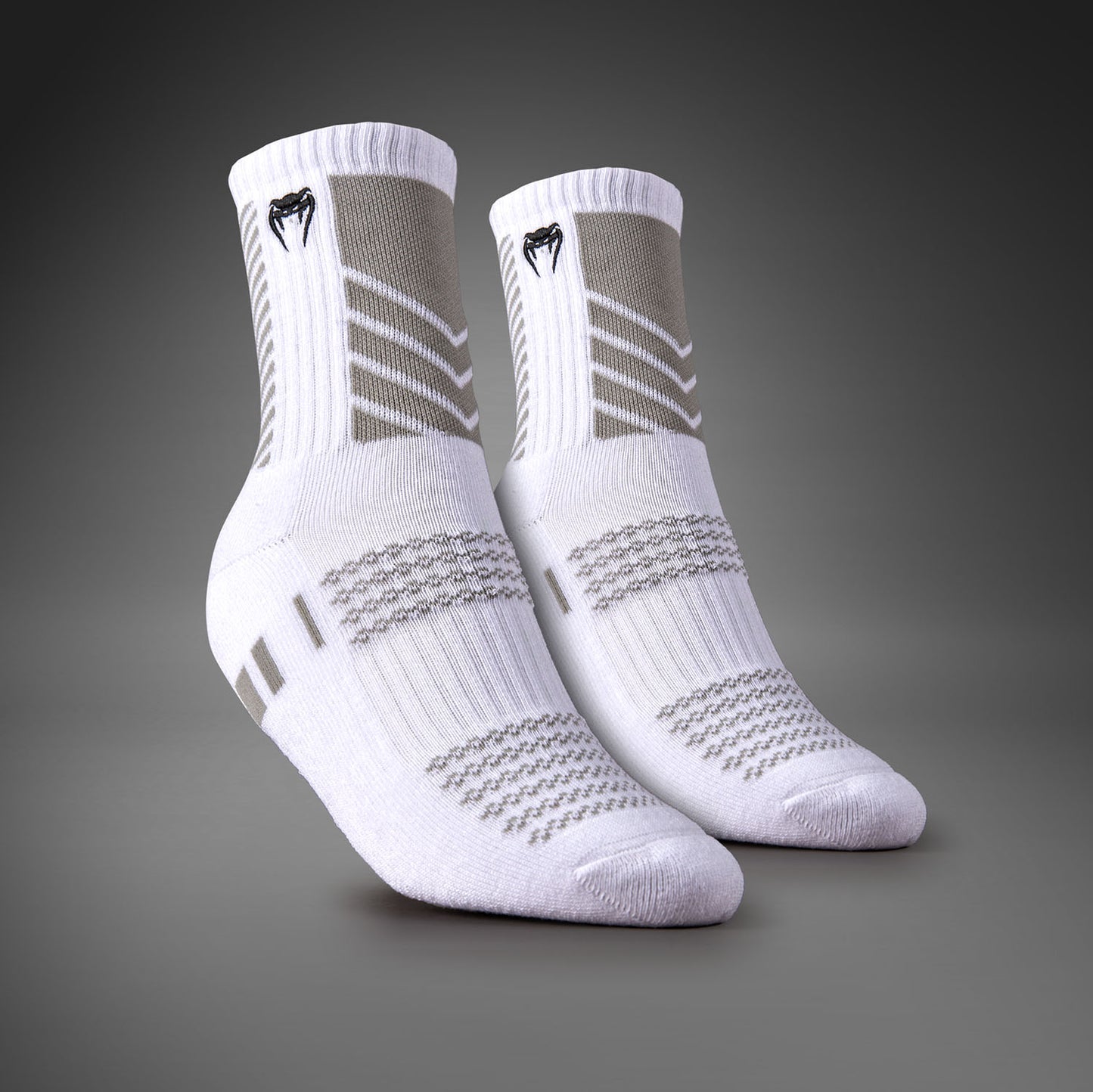 Venum Vector Pack 3 Calcetines Crew - Blanco/Gris