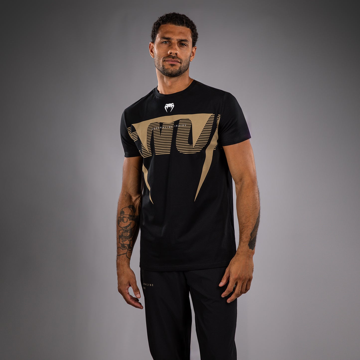 Venum Adrenaline Camiseta – Negro/Arena