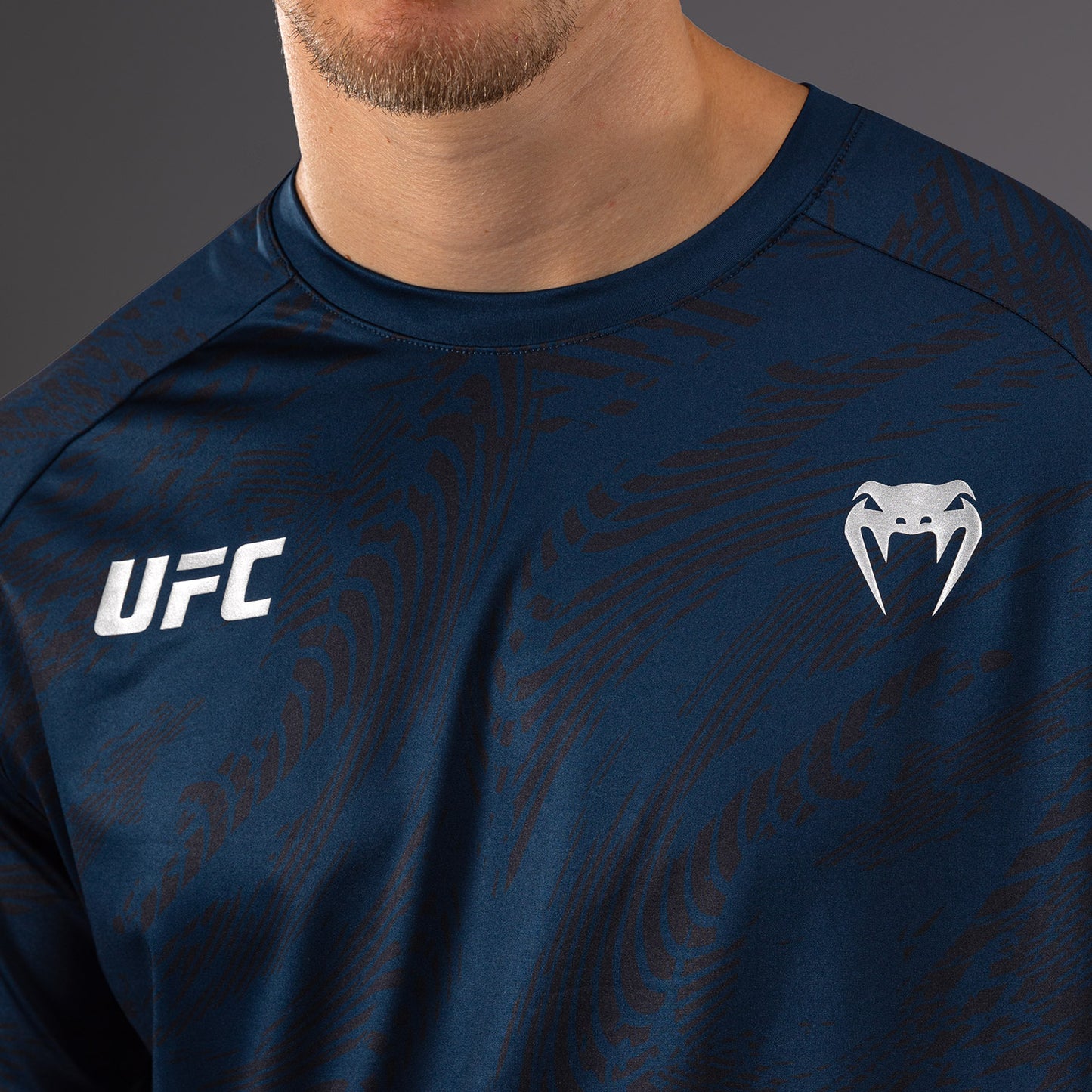 UFC Fusion by Venum Fight Week Camiseta Dry-Tech para Hombre - Azul oceánico