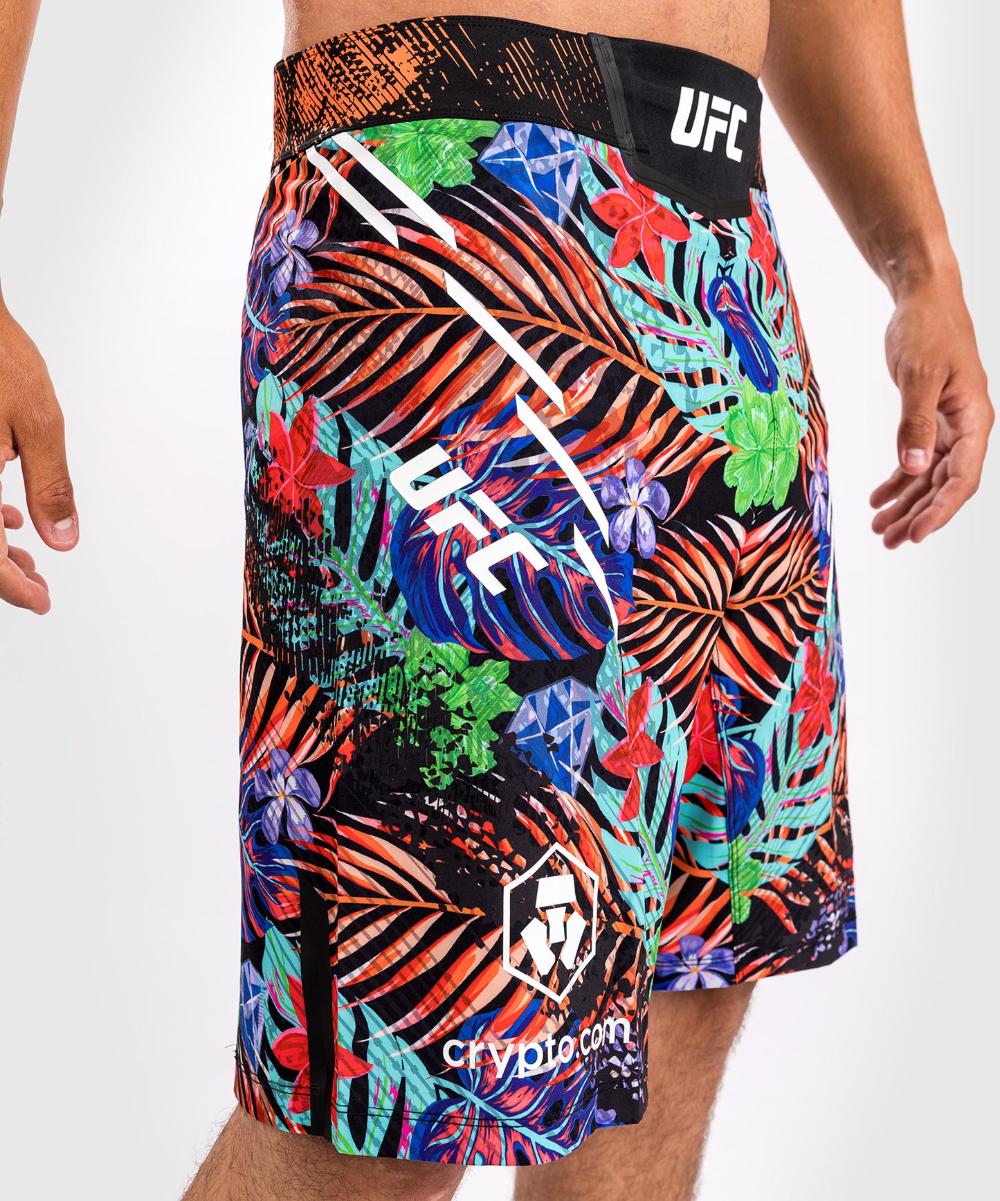 UFC Unrivaled by Venum Dustin Poirier Pantalones Cortos de Lucha para Hombres - Azul
