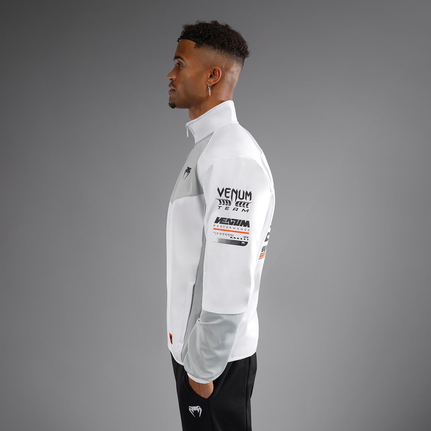 Venum Motorsport Chaqueta Softshell - Blanco Nieve
