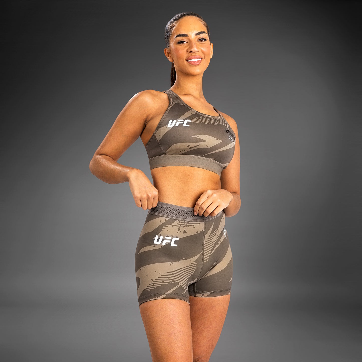 UFC Adrenaline By Venum Fight Week Short de Vale Tudo para Mujer - Desert Camo
