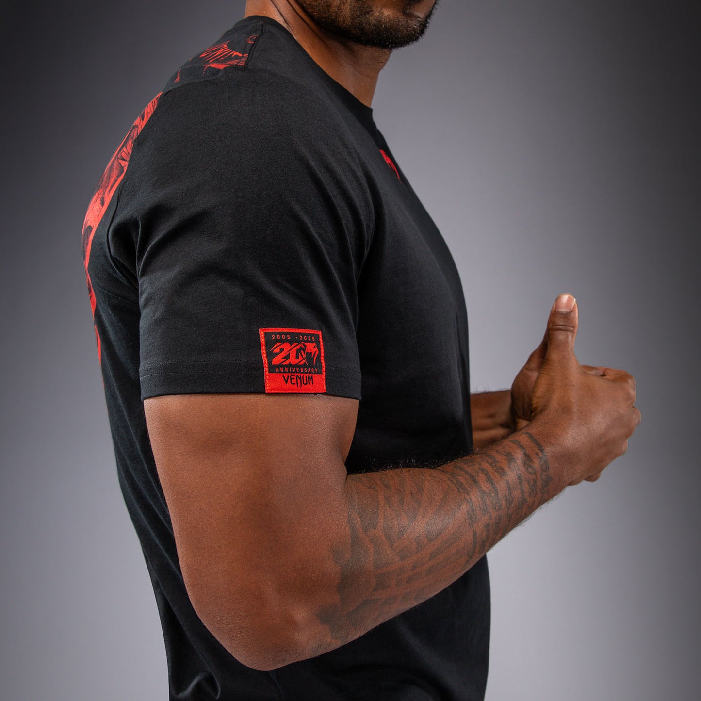 Venum 20th Anniversary Camiseta - Negro/Rojo