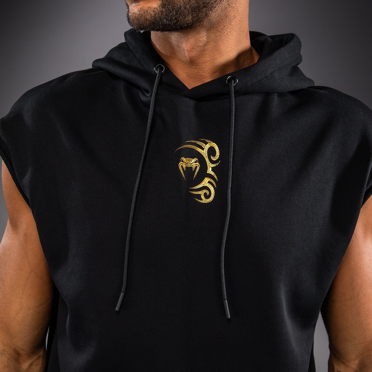 Venum x Mike Tyson Tiger Sudadera Sin Mangas Tiger - Negro/Oro