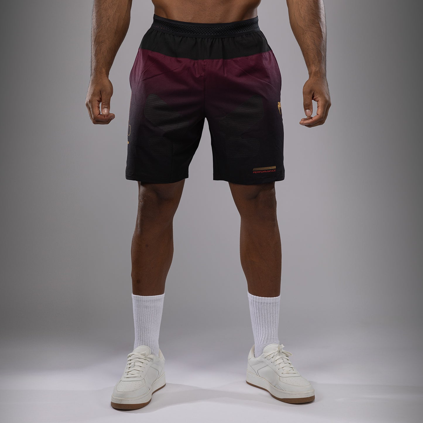 Venum Tactical XT Pantalón Corto de Entrenamiento - Negro/Burdeos/Oro