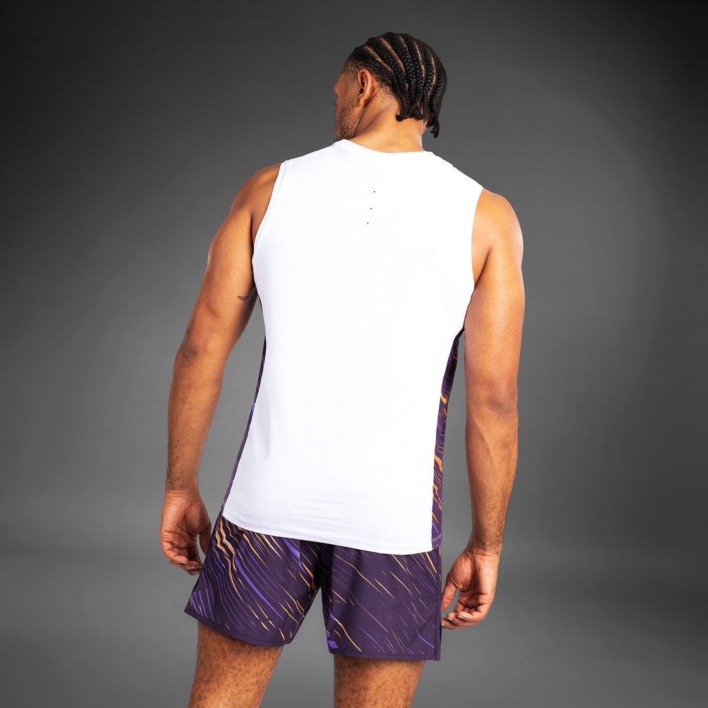 Venum Rapid Camiseta de Tirantes para Hombre - Blanco/Morado Oscuro