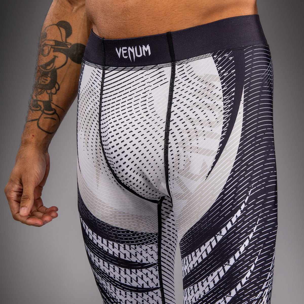 Venum Galactic 3.0 Pantalones de compresión - Blanco Hueso/Negro