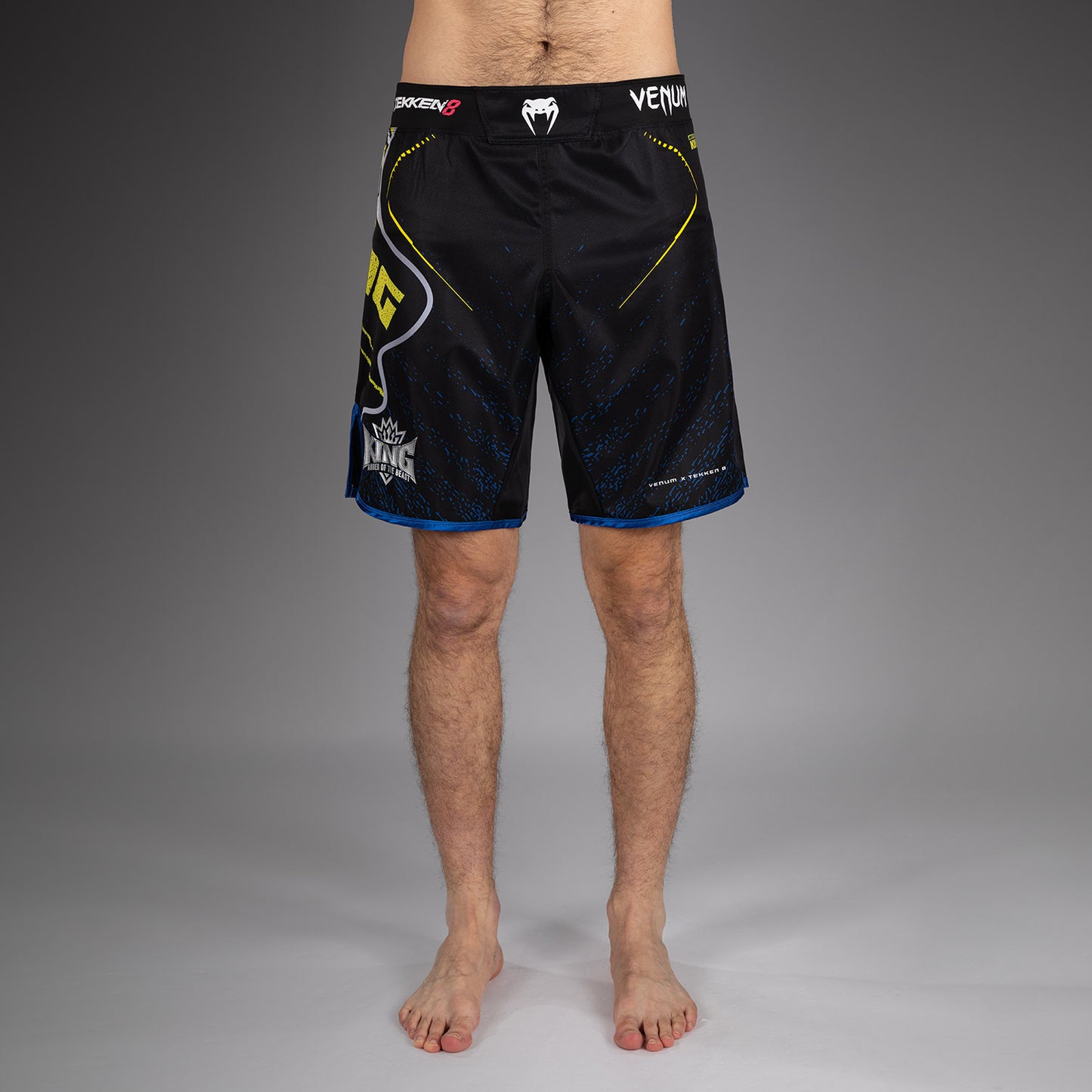 Venum x TEKKEN 8 Short de Combate King - Negro/Amarillo