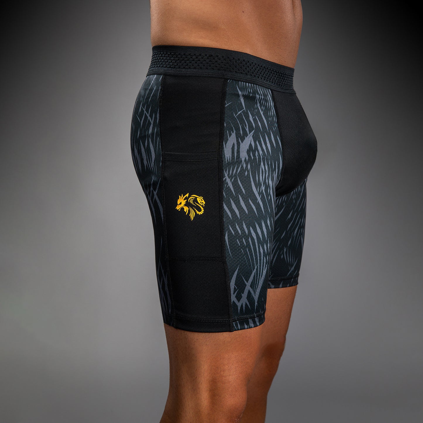 Venum x Chimaev Shorts  Vale Tudo - Negro/Gris