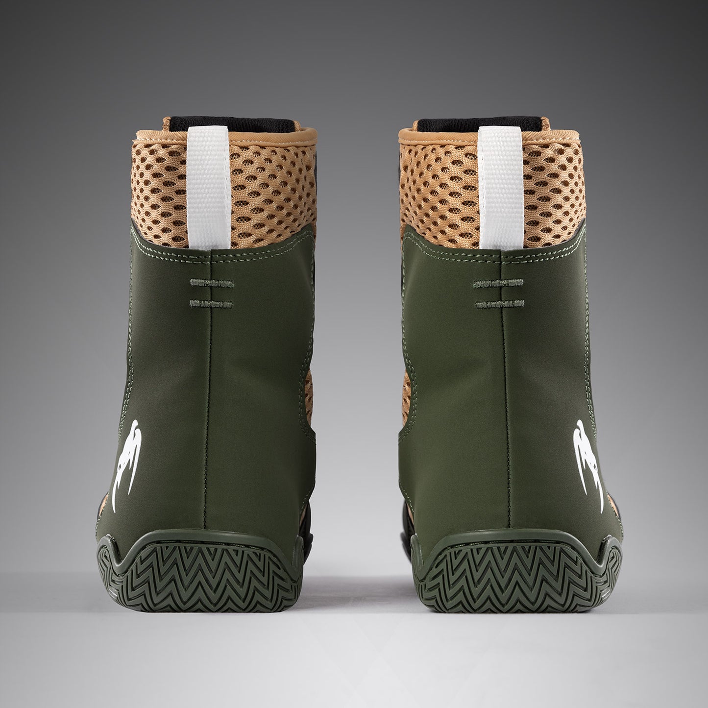 Venum Contender Zapatillas de Boxeo - Verde Militar/Arena