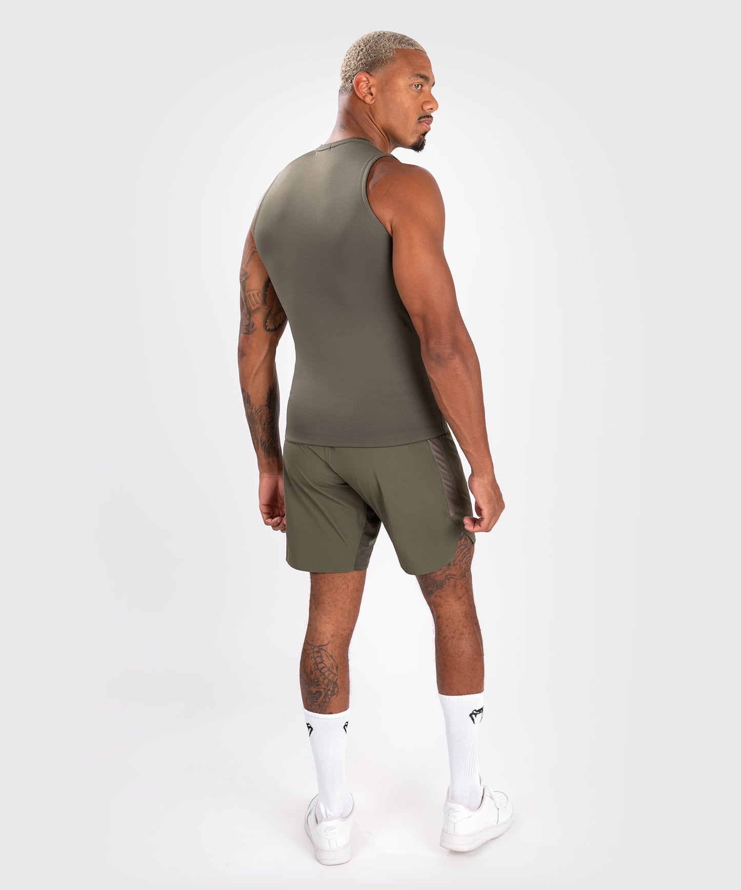 Venum Contender Lycra sin mangas para hombre - Caqui