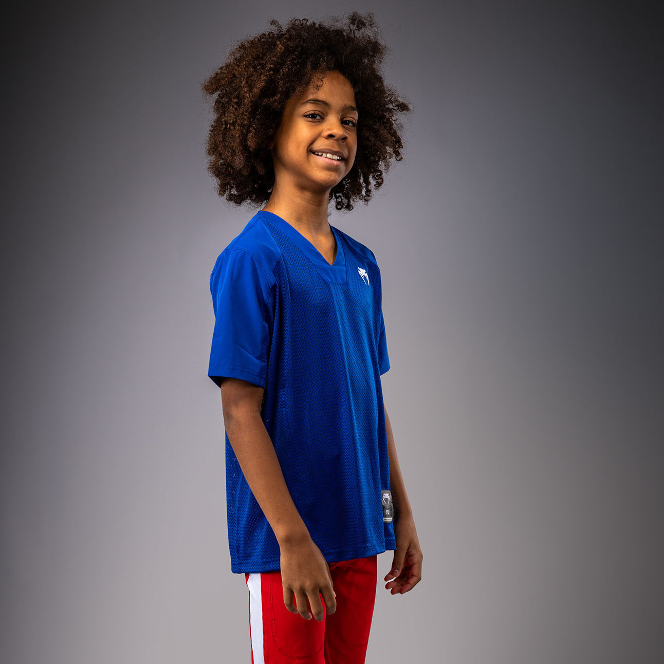 Venum Elite Football Camiseta de Fútbol Manga Corta Para Niños - Azul Real
