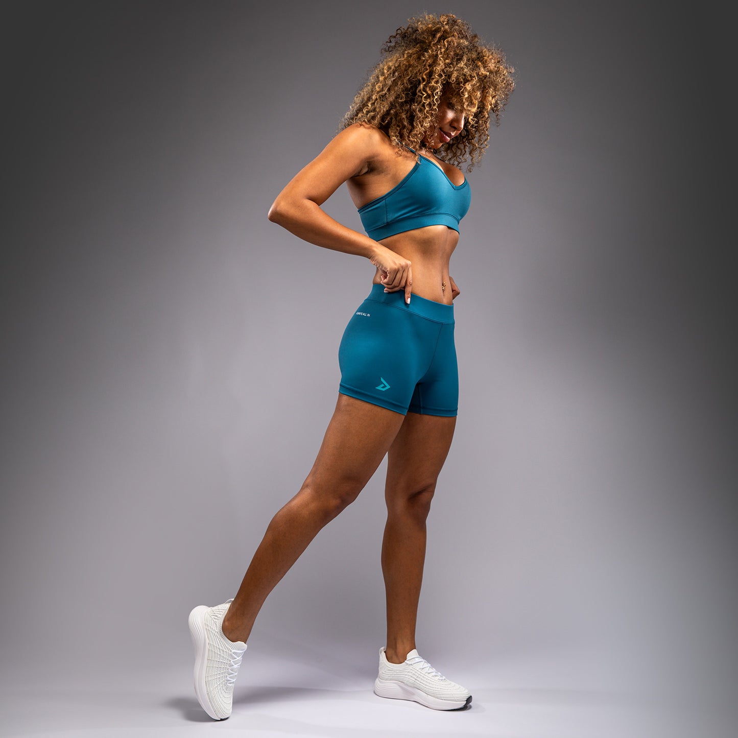 Venum x Demi Pantalones Cortos Vale Tudo Mujer - Azul Azur