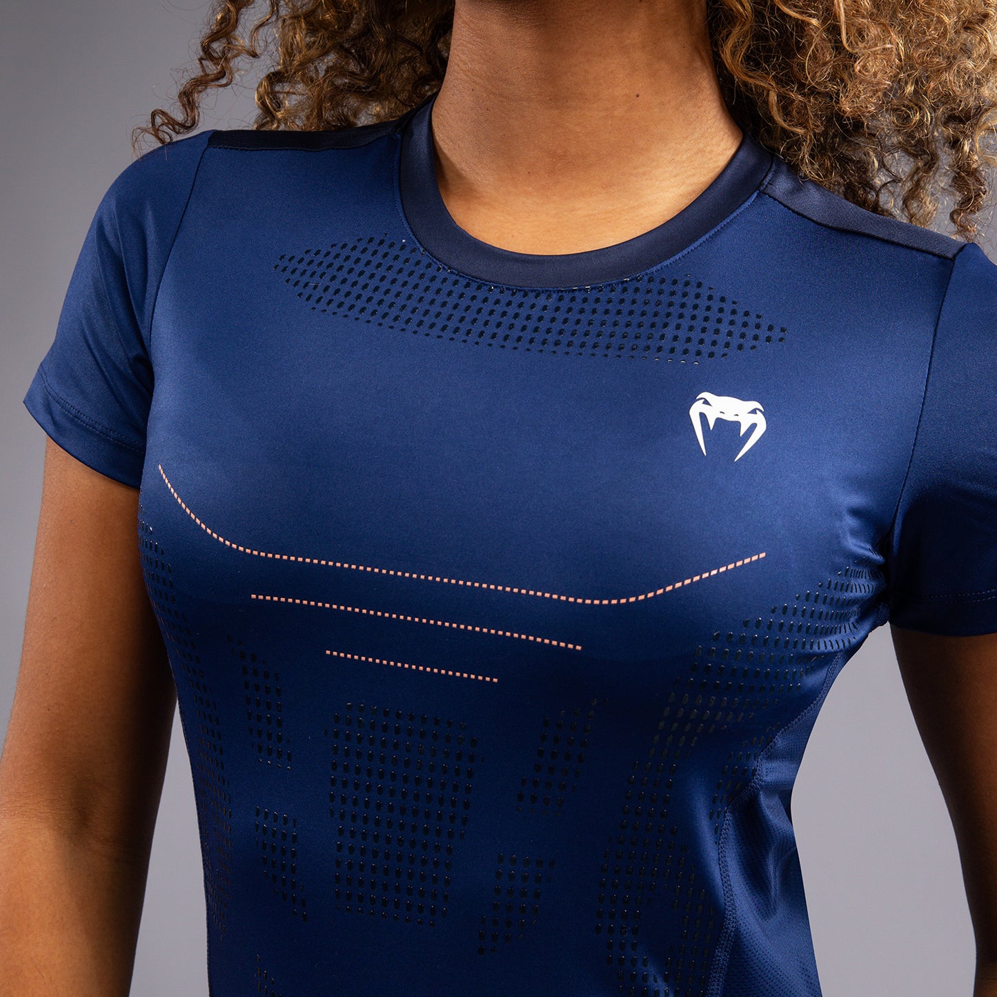 Venum Technical 3.0 Camiseta Dry Tech para Mujeres - Azul Noche