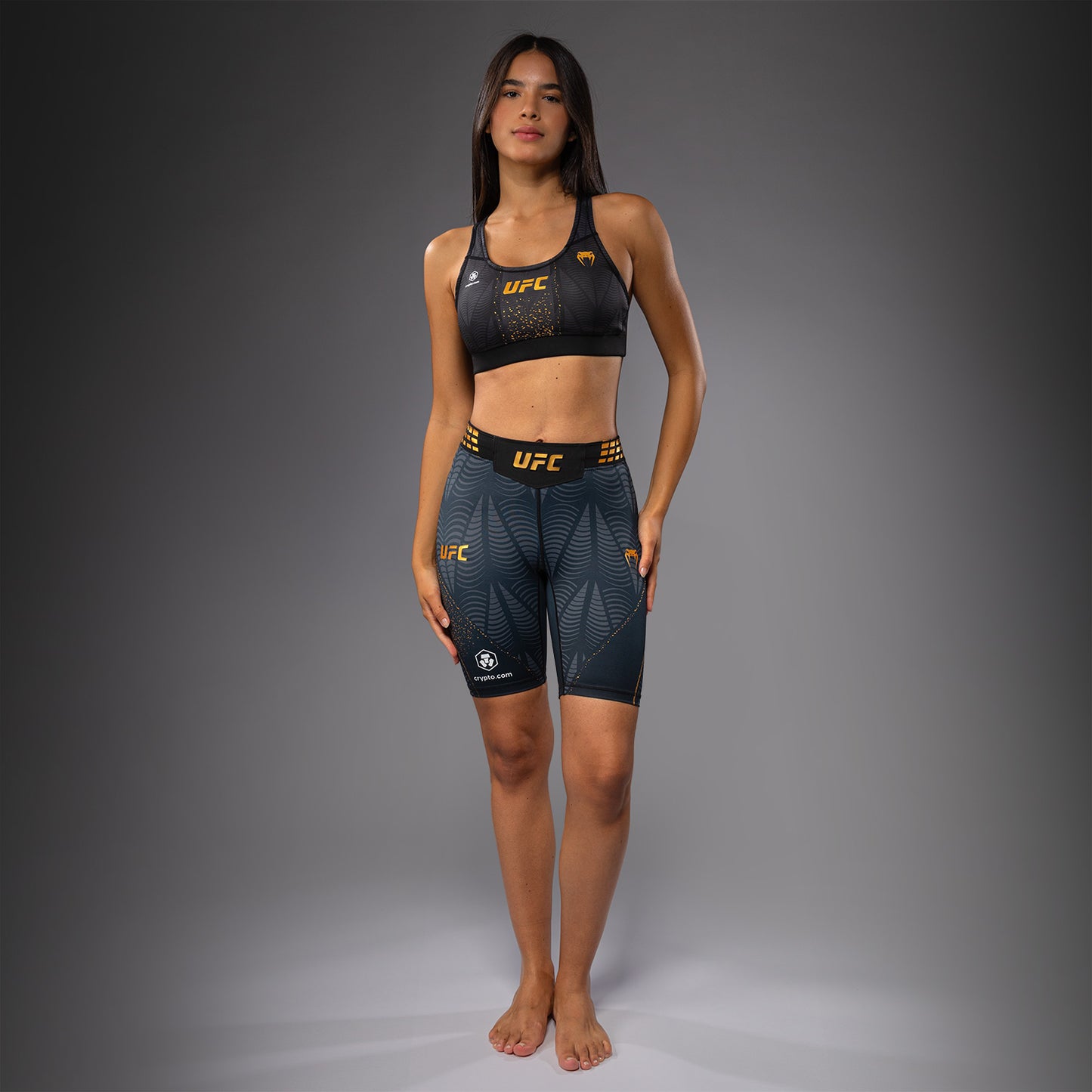UFC Zenith by Venum Authentic Fight Night Short Vale Tudo ajuste largo Mujer - Champion