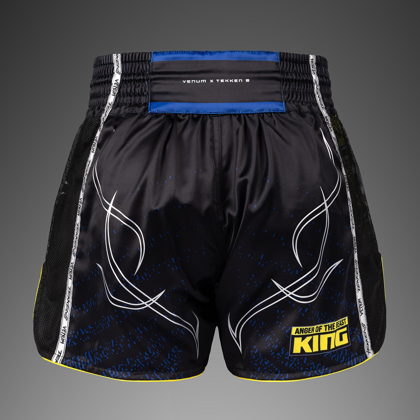 Venum x TEKKEN 8 Short de Muay Thai King - Negro/Amarillo