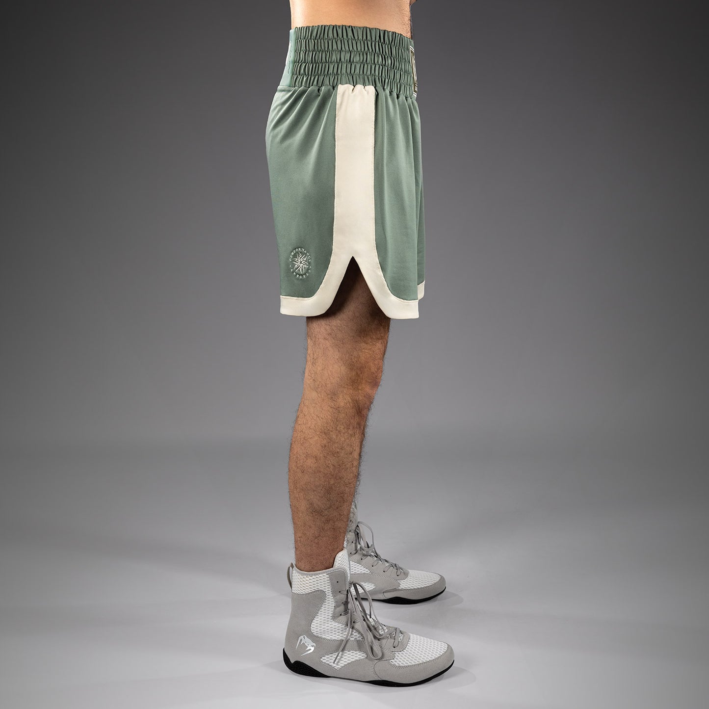 Venum Classic Short de Boxeo - Verde Agua/Marfil