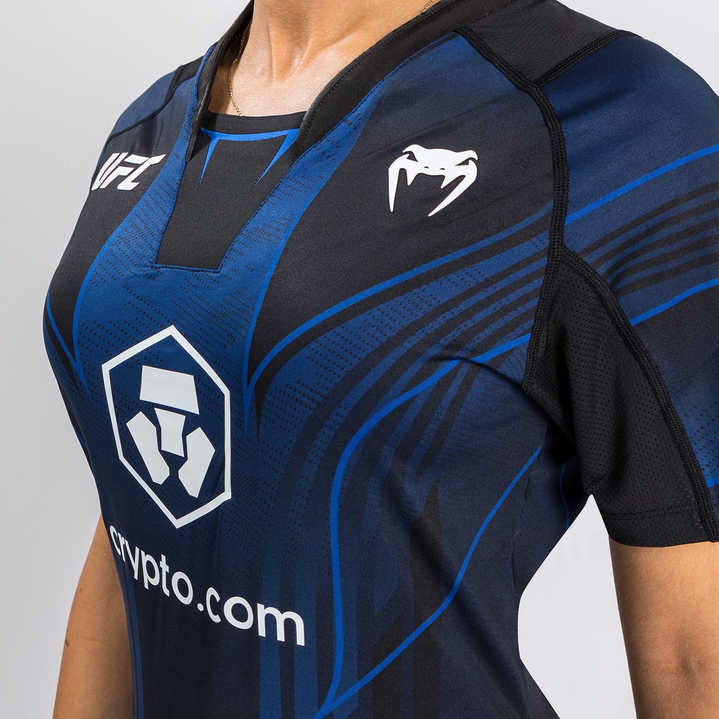Camiseta UFC Venum Authentic Fight Night 2.0 para mujer - Midnight Edition