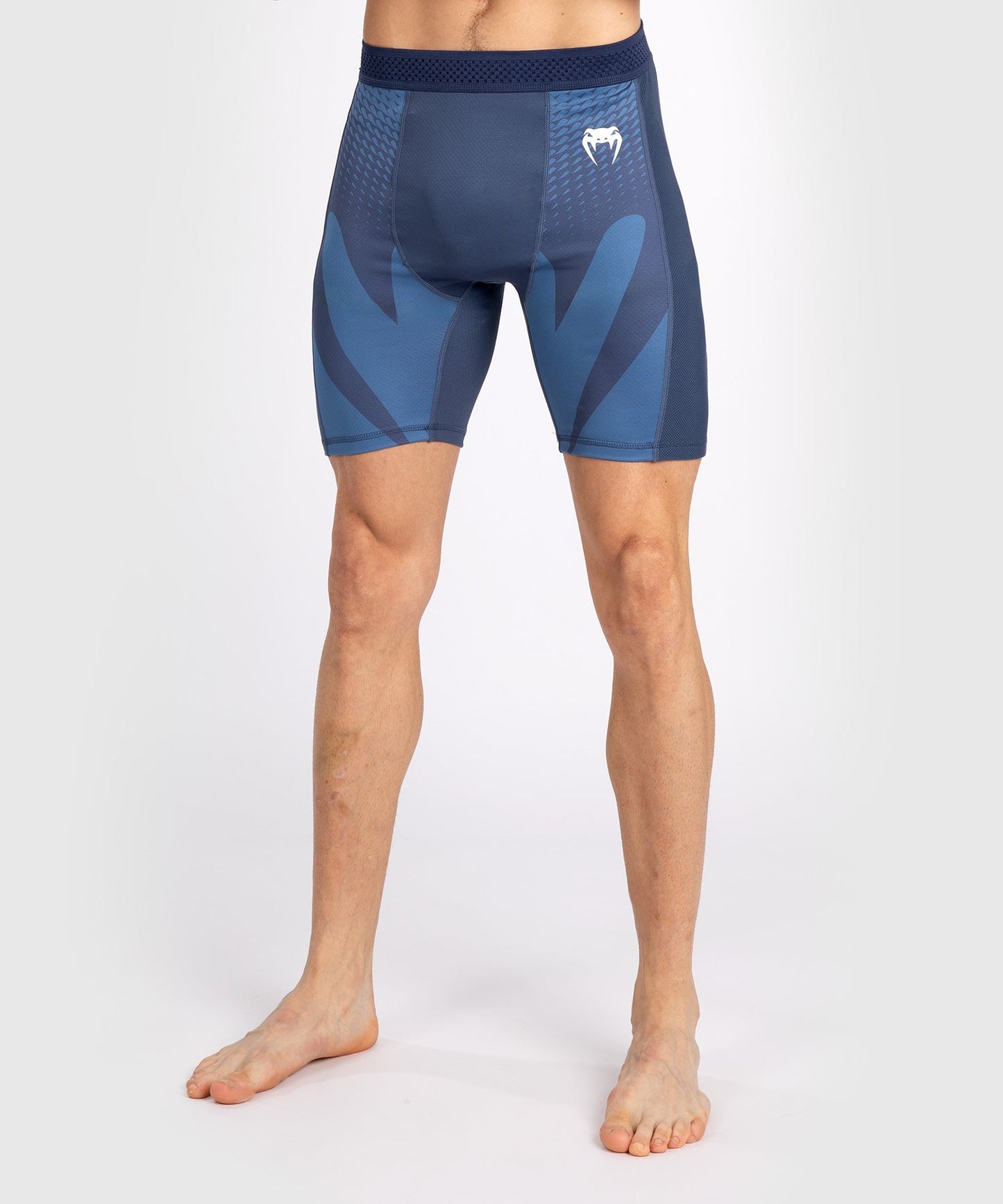 Venum Attack Vale Tudo Short para Hombre - Azul Marino