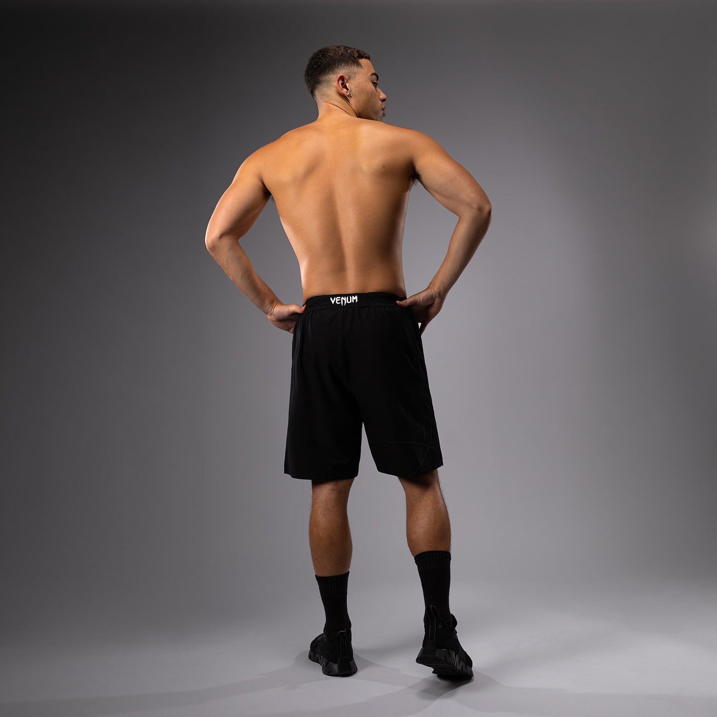 Venum Tactical XT  Pantalón Corto de Entrenamiento Hombre - Negro/Rojo Fuego