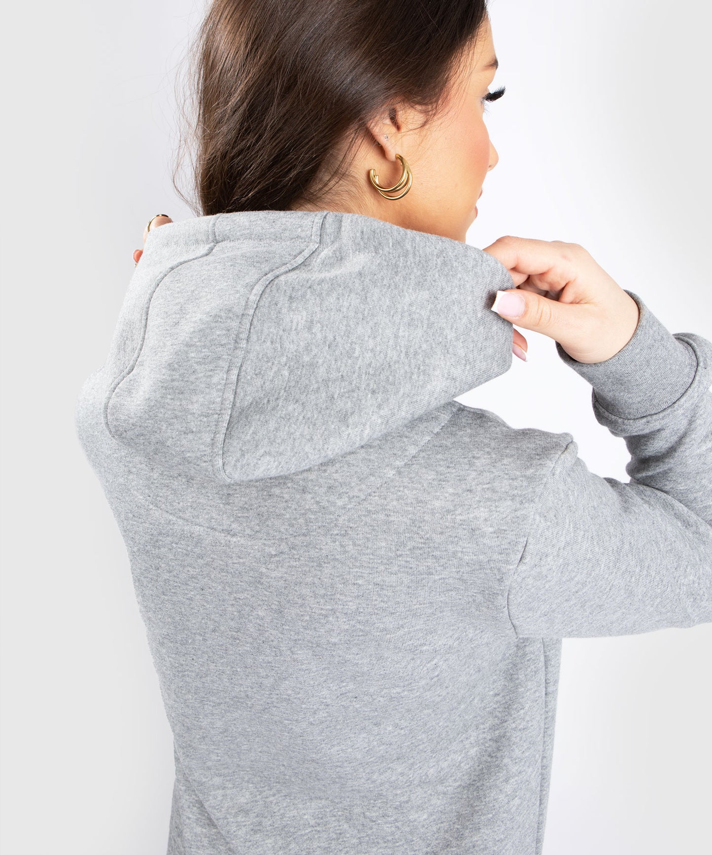 Sudadera con capucha Venum Classic - De mujer - Gris Claro Jaspeado