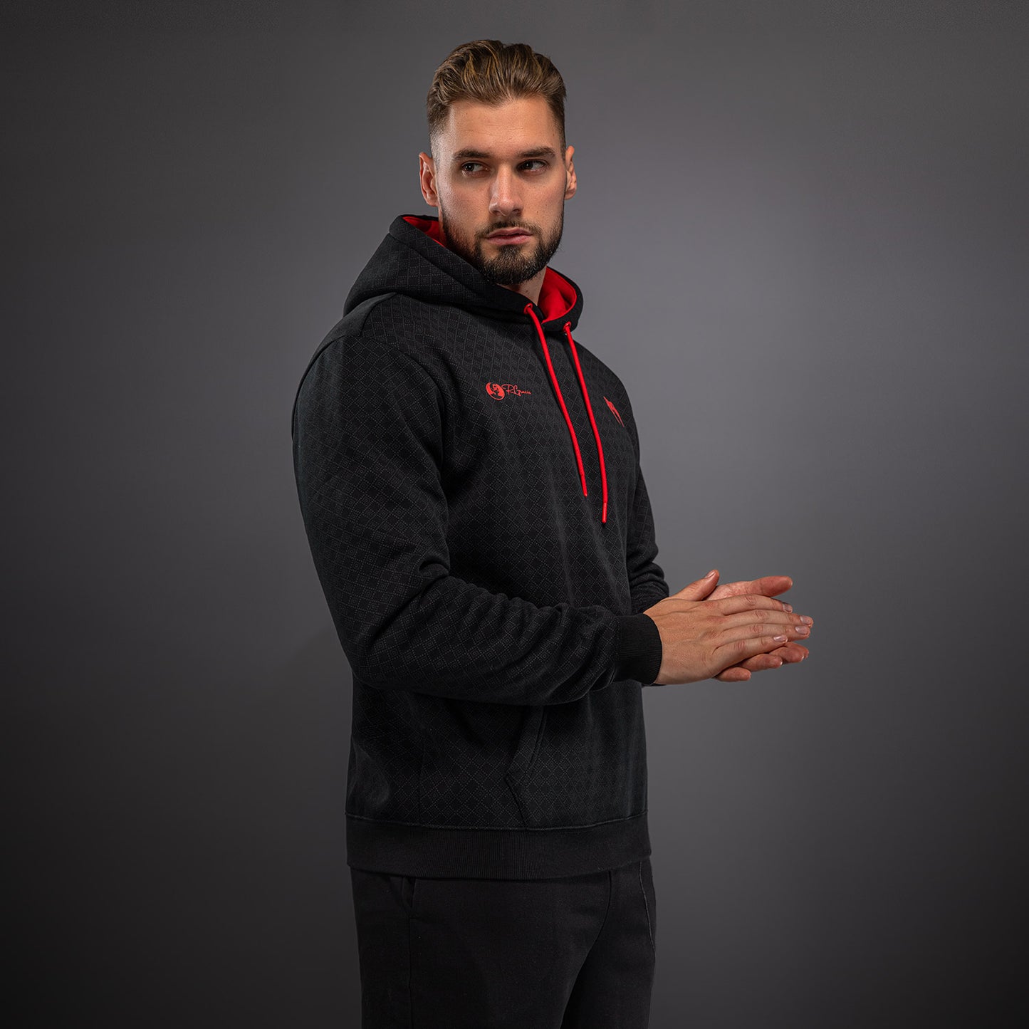 Venum x Roger Gracie Signature Sudadera con Capucha - Negro/Rojo