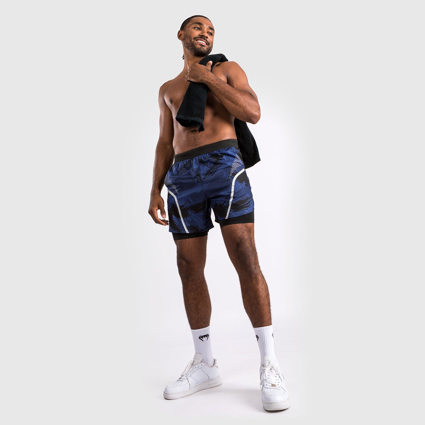 Venum Electron 3.0 Pantalón corto de entrenamiento - Azul marino