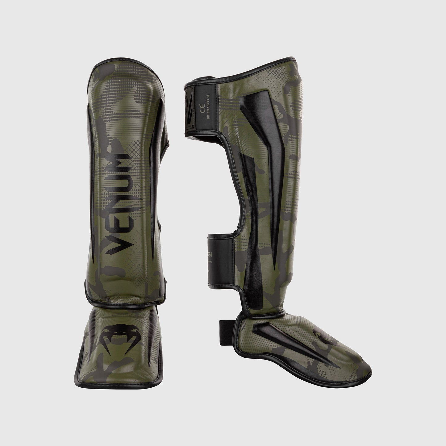 Espinillera Venum Elite - Caqui Camo