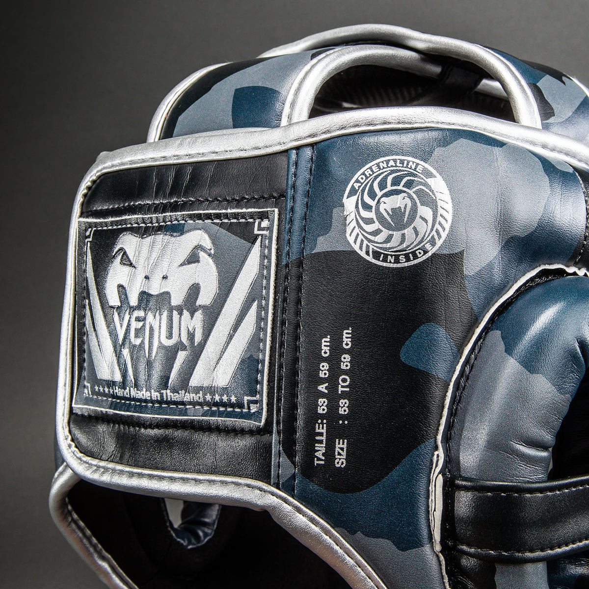 Venum Elite Camo Casco de Protección – Azul Marino Oscuro/Azul