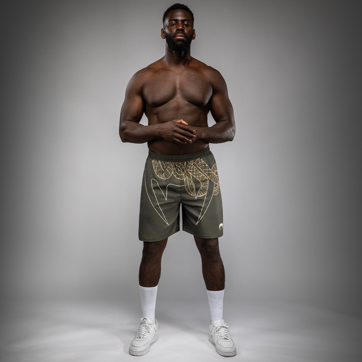 Venum Serpenti Pantalones Cortos de Entrenamiento – Caqui/Bronce/Marfil