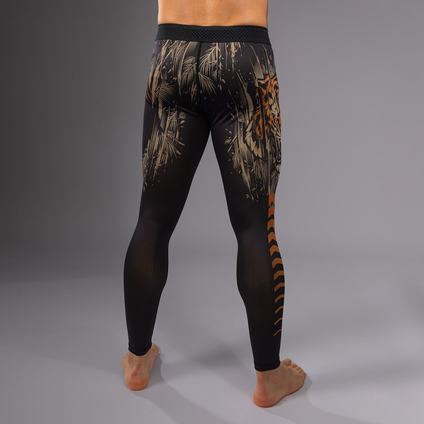 Venum Tiger Spats para Hombre - Negro/Naranja Neón