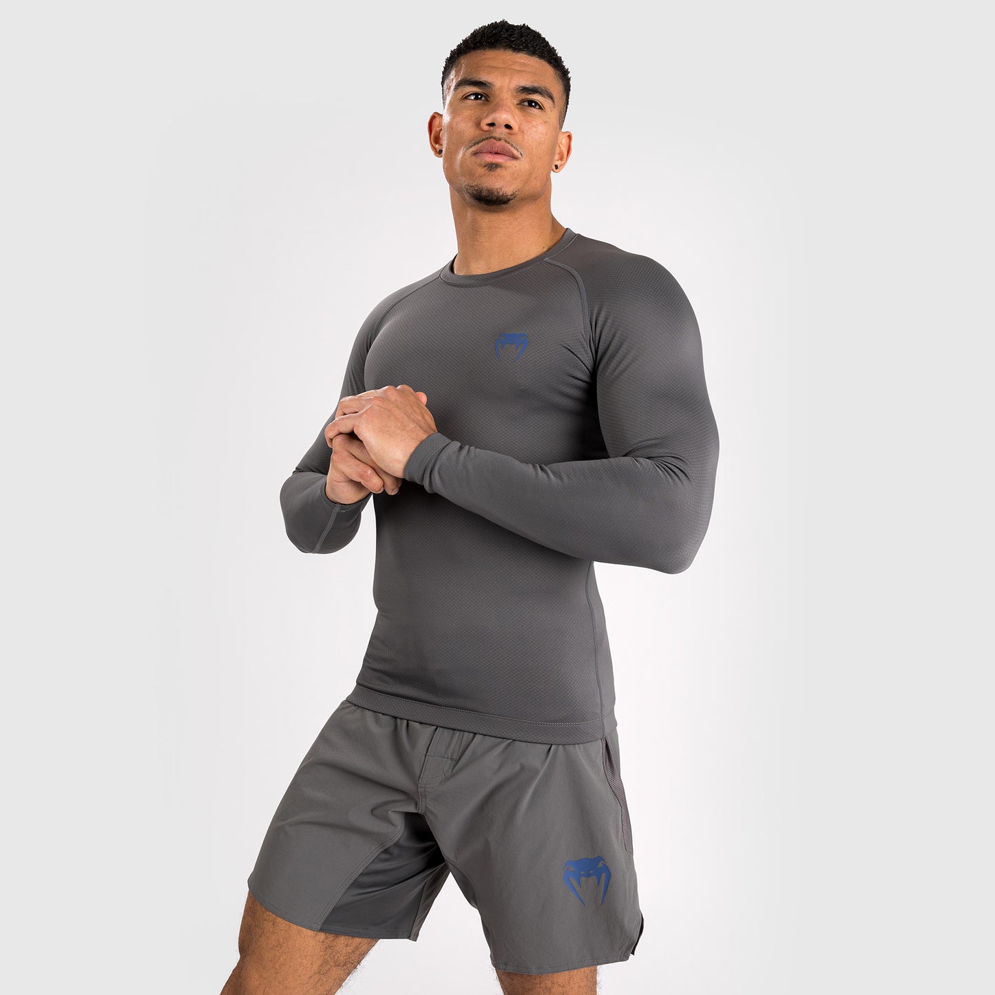 Venum Contender Lycra de manga larga para hombre - Gris