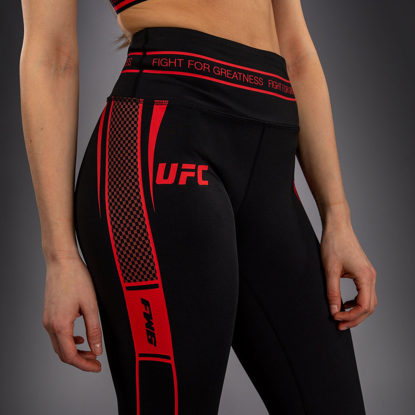 Venum UFC Unity by Venum Authentic Fight Week Pantalón de Compresión Técnico para Mujer - Negro